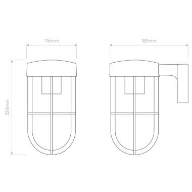 Image of Astro Cabin Outdoor Wall Light