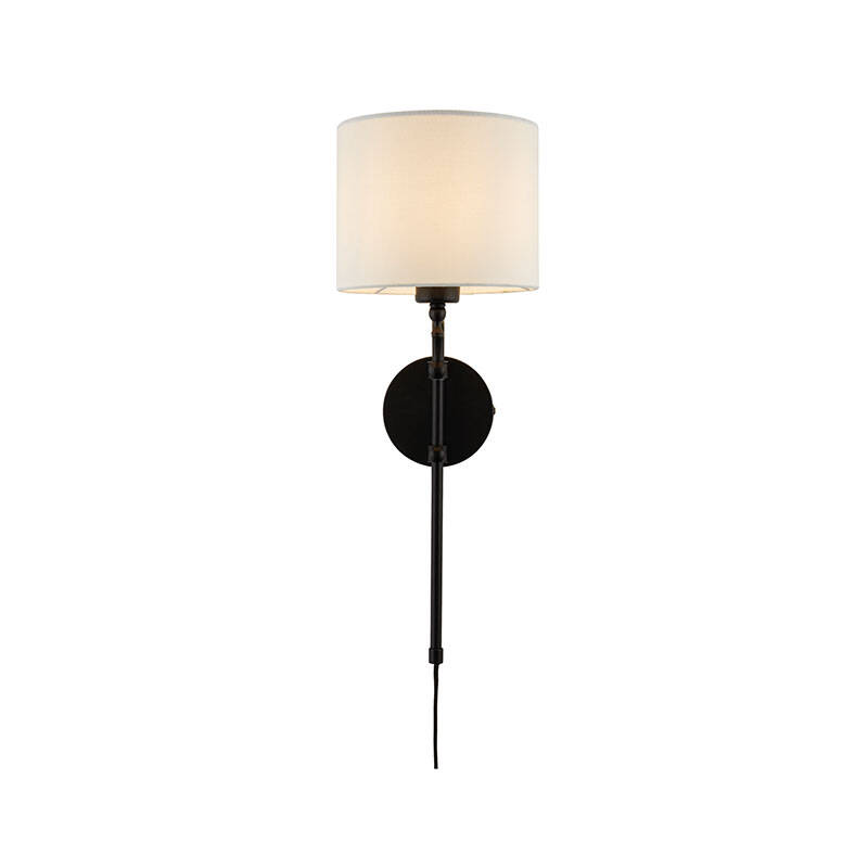 Image of Searchlight Munich Adjustable Wall Light With Plug