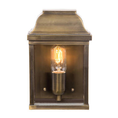 Elstead Victoria Half Lantern Outdoor Wall Light