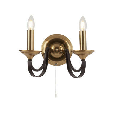Searchlight Belfry Twin Wall Light