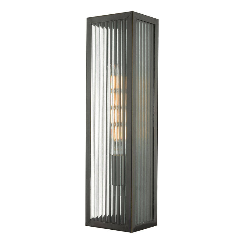 Image of Dar Keegan Half Lantern Outdoor Wall Light