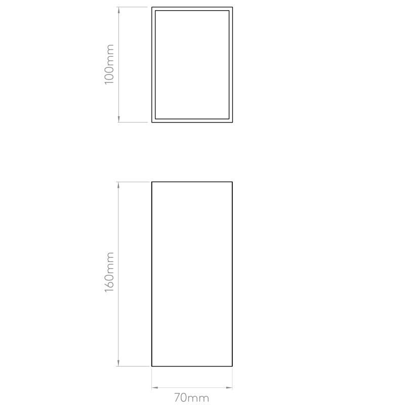 Image of Astro Oslo 160 LED Outdoor Up & Down Wall Light