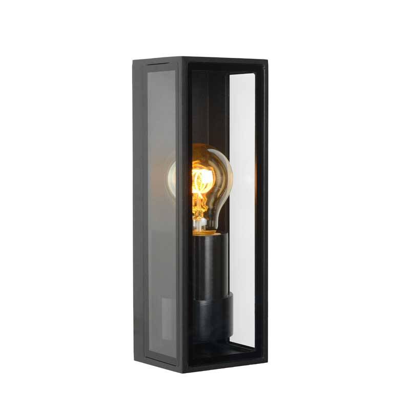 Image of Lucide Dukan Half Lantern Outdoor Wall Light