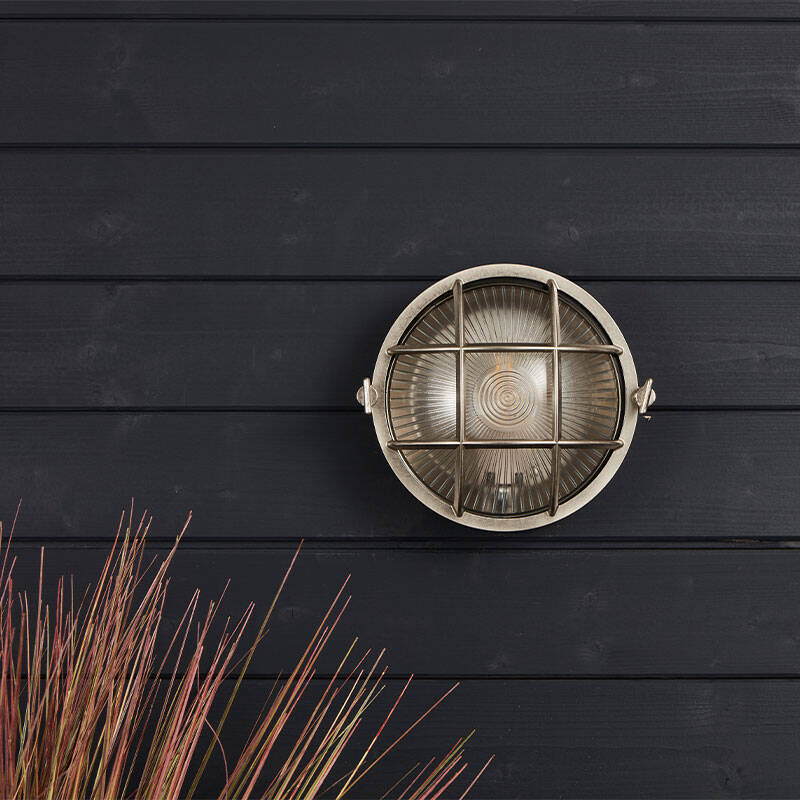 Image of Westport Coastal Mate Round Outdoor Flush Wall Light