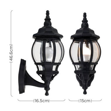 Image of Edit Windsor Outdoor Lantern Wall Light