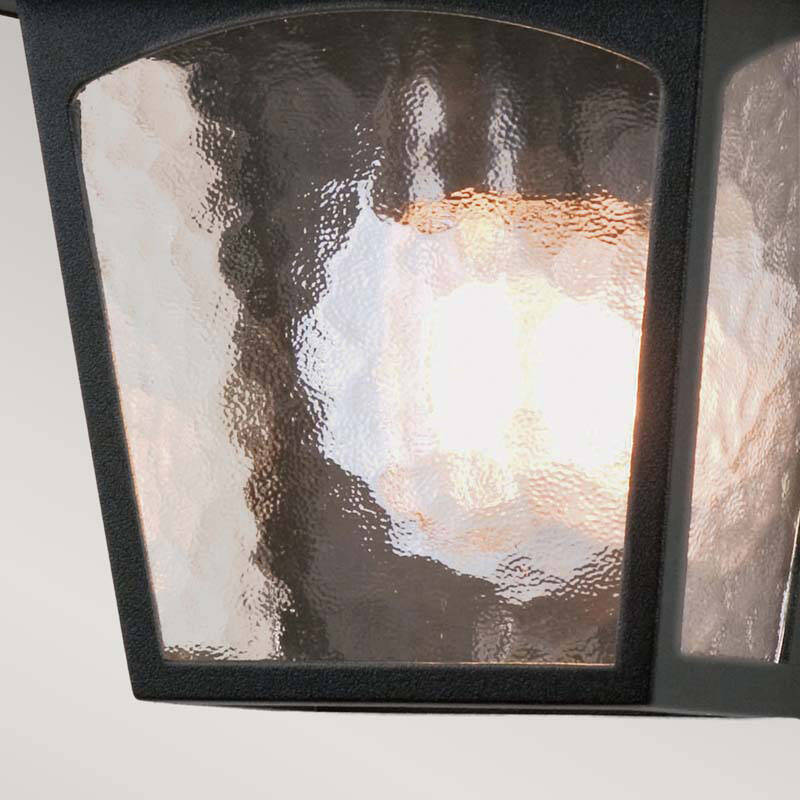 Image of Elstead York Half Lantern Outdoor Wall Light