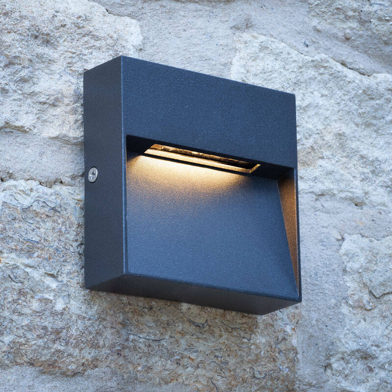 Image of Dar Yukon LED Outdoor Wall Light