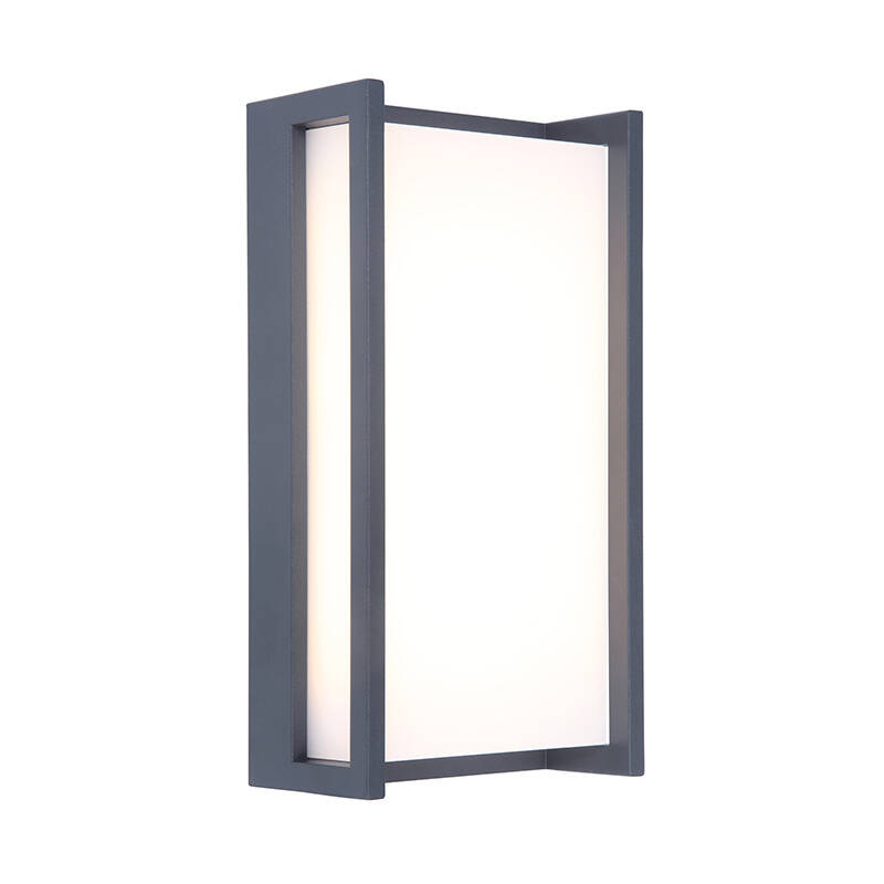 Image of Lutec Qubo LED Outdoor Flush Wall Light