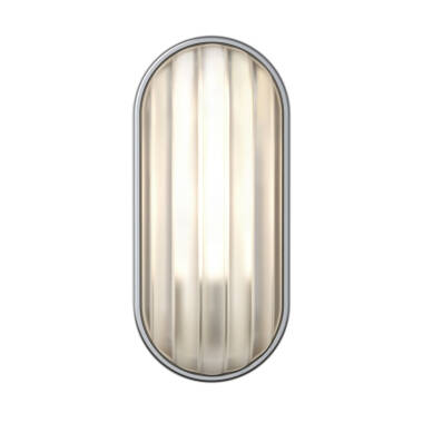 Image of Astro Montreal Oval Outdoor Flush Wall Light