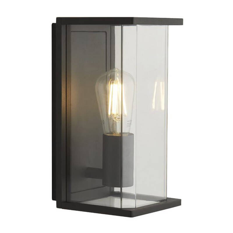 Image of Searchlight Ashby Half Lantern Outdoor Wall Light