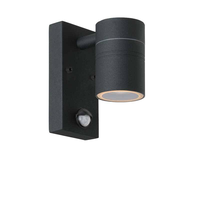 Image of Lucide Arne LED Outdoor Wall Light with PIR Sensor