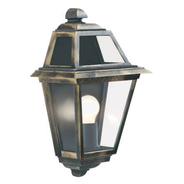 Traditional Half Lantern Outdoor Wall Light
