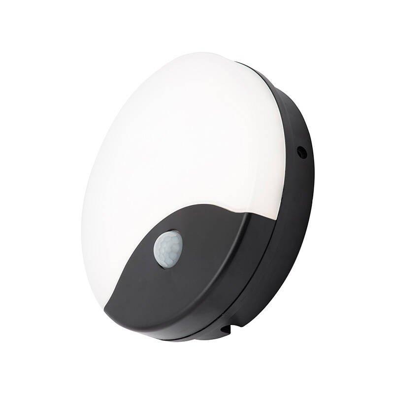 Image of Taurus 15W Colour Selectable LED Round Outdoor Coastal Flush Light with PIR Sensor