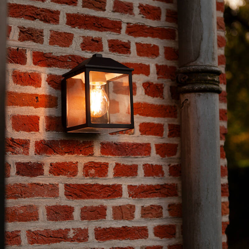 Image of Lutec Spire Outdoor Lantern Wall Light