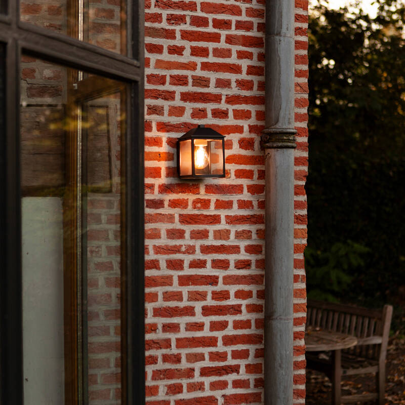 Image of Lutec Spire Outdoor Lantern Wall Light