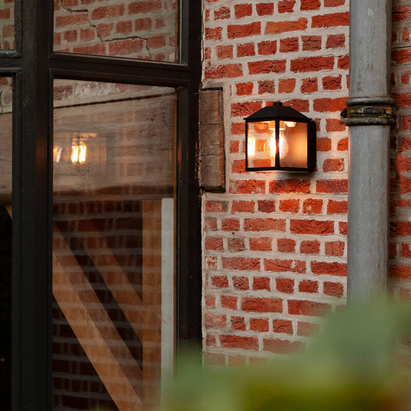 Image of Lutec Spire Outdoor Lantern Wall Light