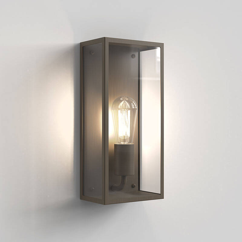 Image of Astro Messina II 160 Half Lantern Outdoor Wall Light
