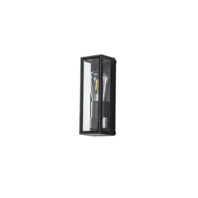 Image of Columbus Half Lantern Outdoor Wall Light