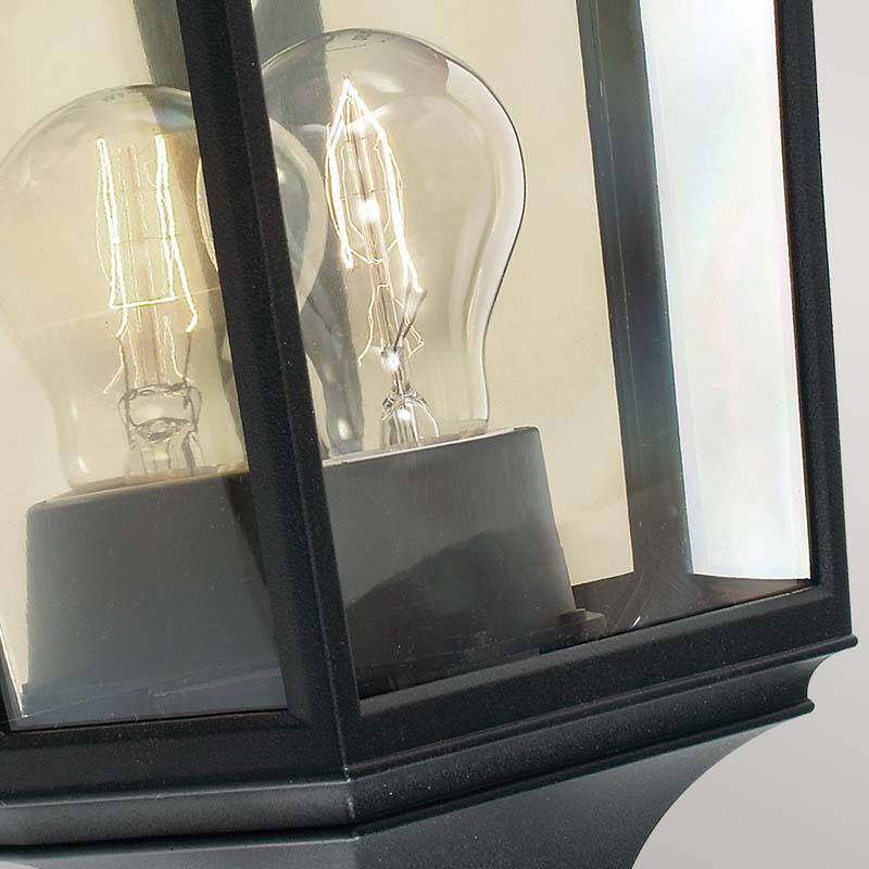 Image of Norlys Turin Outdoor Half Lantern Wall Light