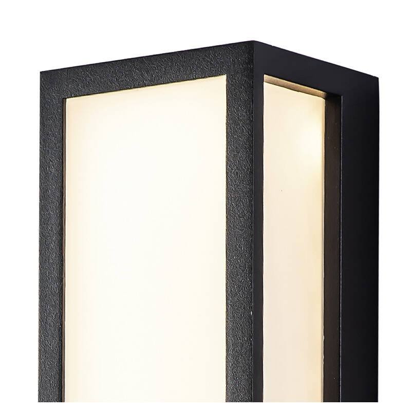 Image of Columbus 10W LED Outdoor Half Lantern Wall Light