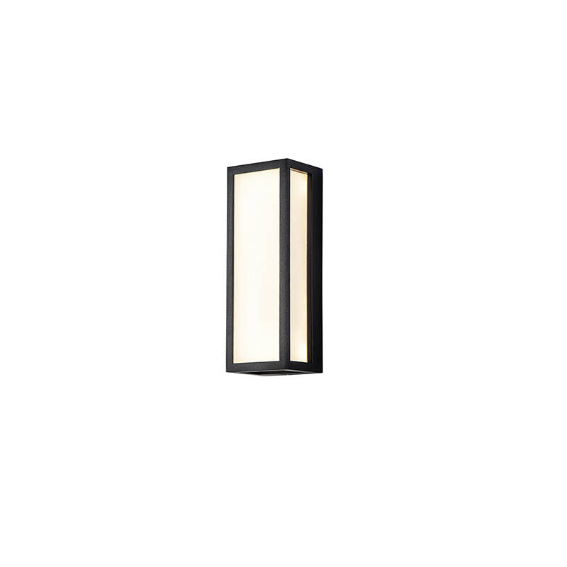 Image of Columbus 10W LED Outdoor Half Lantern Wall Light