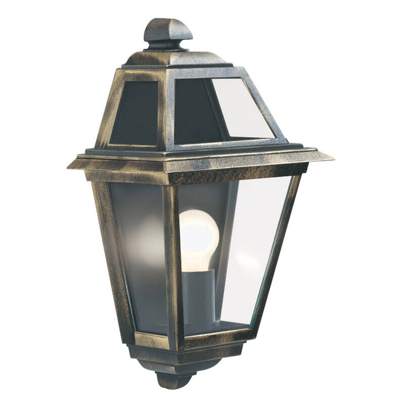 Image of Traditional Half Lantern Outdoor Wall Light