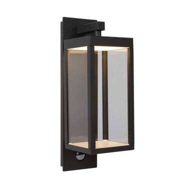 Lucide Clairette LED Outdoor Wall Light with PIR Sensor