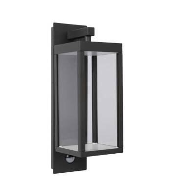 Image of Lucide Clairette LED Outdoor Wall Light with PIR Sensor