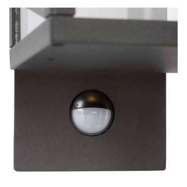 Image of Lucide Clairette LED Outdoor Wall Light with PIR Sensor