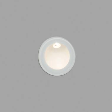 Faro Barcelona Galo Round LED Recessed Outdoor Wall Light