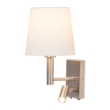 Edit Harvey Wall Light with LED Reading Light
