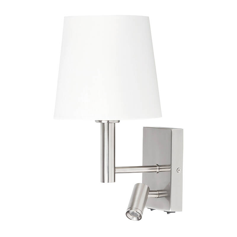 Image of Edit Harvey Wall Light with LED Reading Light