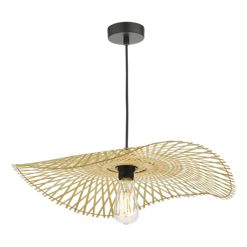 Image of Dar Deja Easy Fit Rattan Pendant Light