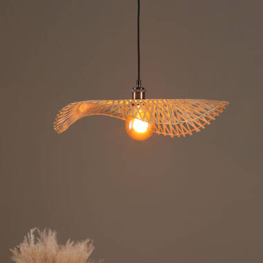 Image of Dar Deja Easy Fit Rattan Pendant Light