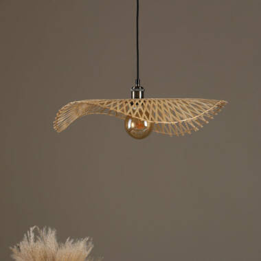 Image of Dar Deja Easy Fit Rattan Pendant Light