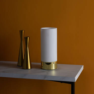 Image of Dar Camille Touch Table Lamp