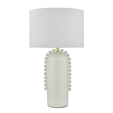 Image of Dar Dolce Ceramic Table Lamp With Shade