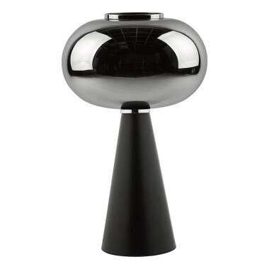 Image of Dar Jensen Smoked Glass Table Lamp