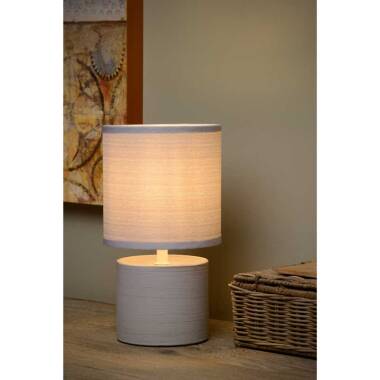 Image of Lucide Greasby Ceramic Table Lamp