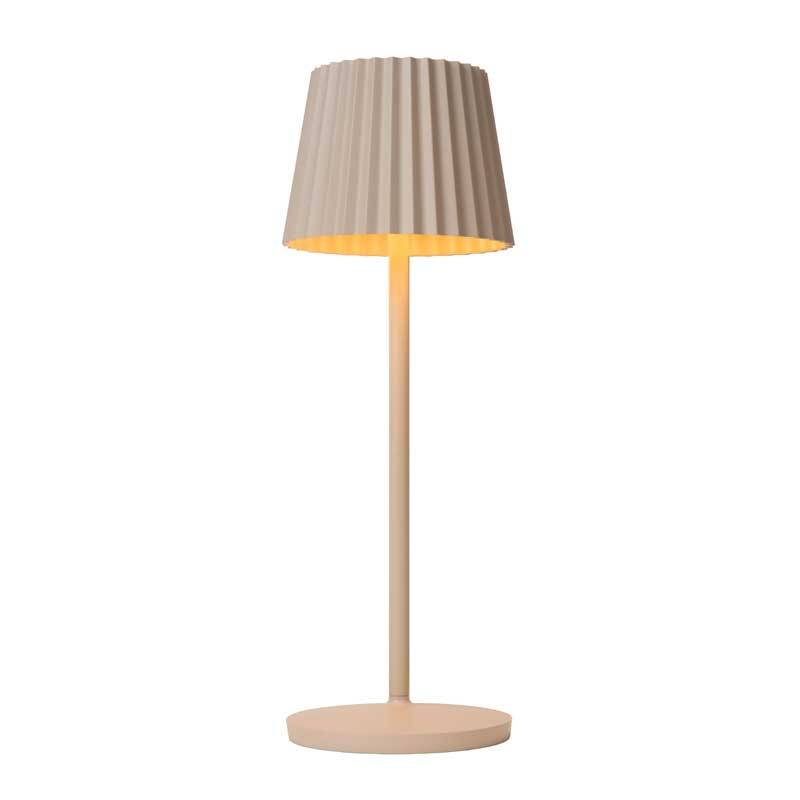 Image of Lucide Justine USB Rechargeable LED Outdoor Table Lamp