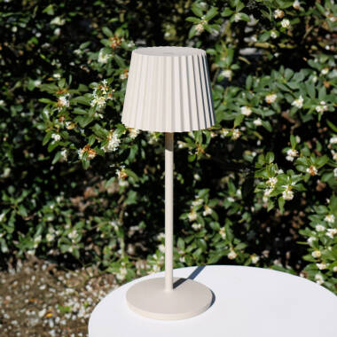 Image of Lucide Justine USB Rechargeable LED Outdoor Table Lamp