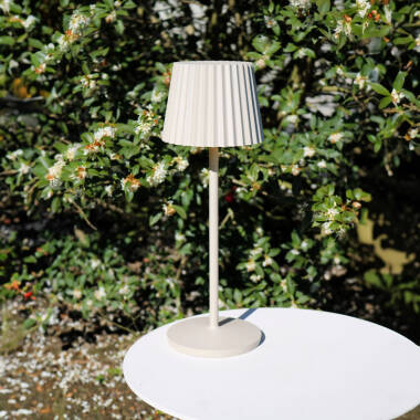 Image of Lucide Justine USB Rechargeable LED Outdoor Table Lamp
