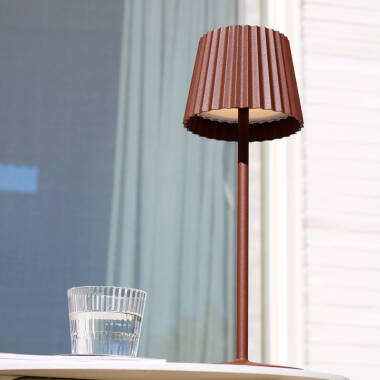 Image of Lucide Justine USB Rechargeable LED Outdoor Table Lamp