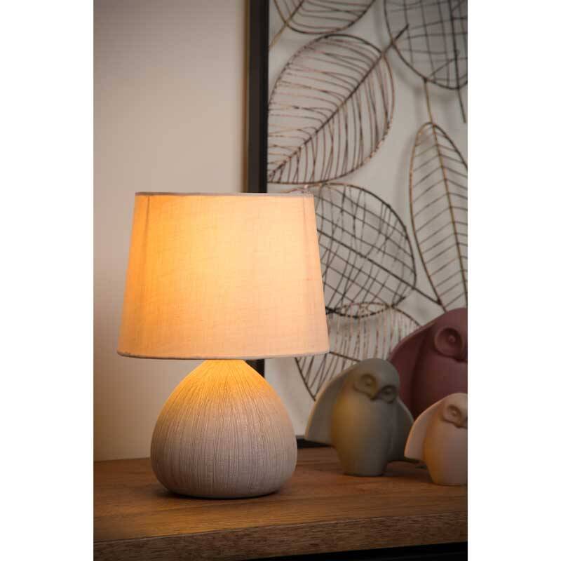 Image of Lucide Ramzi Ceramic Table Lamp