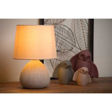 Image of Lucide Ramzi Ceramic Table Lamp