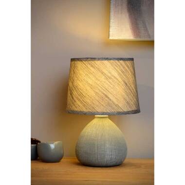 Image of Lucide Ramzi Ceramic Table Lamp
