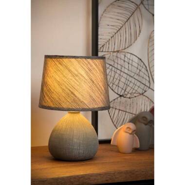 Image of Lucide Ramzi Ceramic Table Lamp
