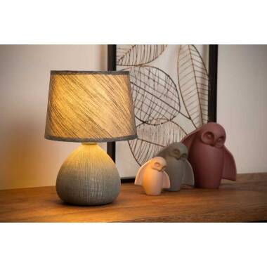 Image of Lucide Ramzi Ceramic Table Lamp