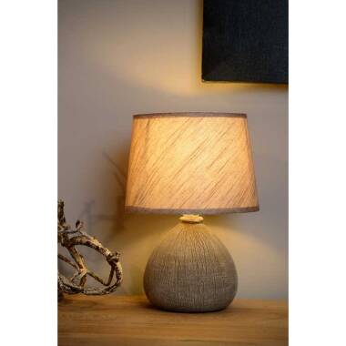 Image of Lucide Ramzi Ceramic Table Lamp
