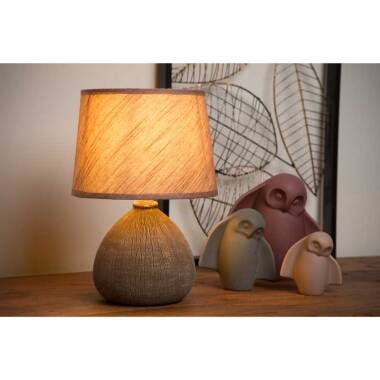 Image of Lucide Ramzi Ceramic Table Lamp